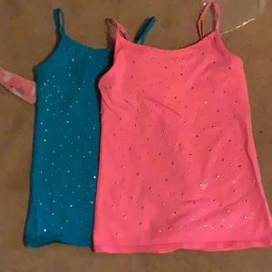 Girls justice tank tops